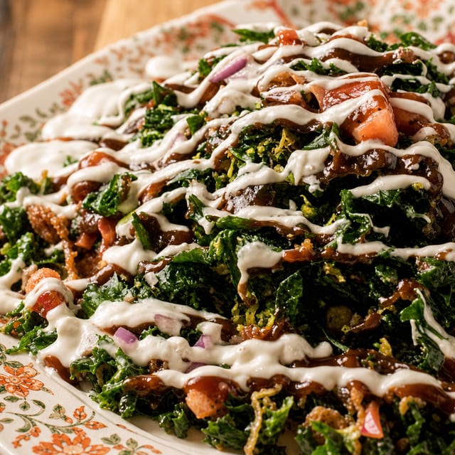 Bombay Palak Chat.