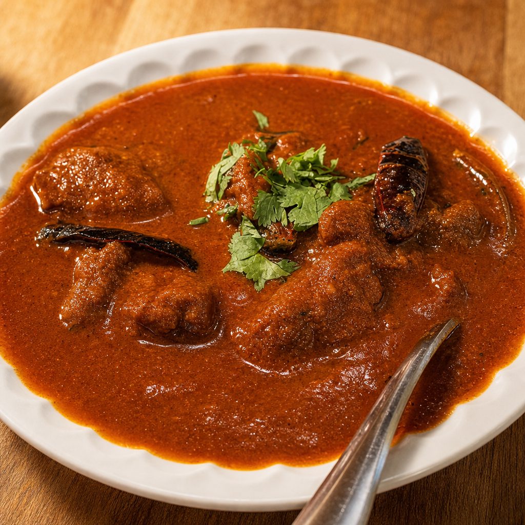 Spicy chicken lal mirch.