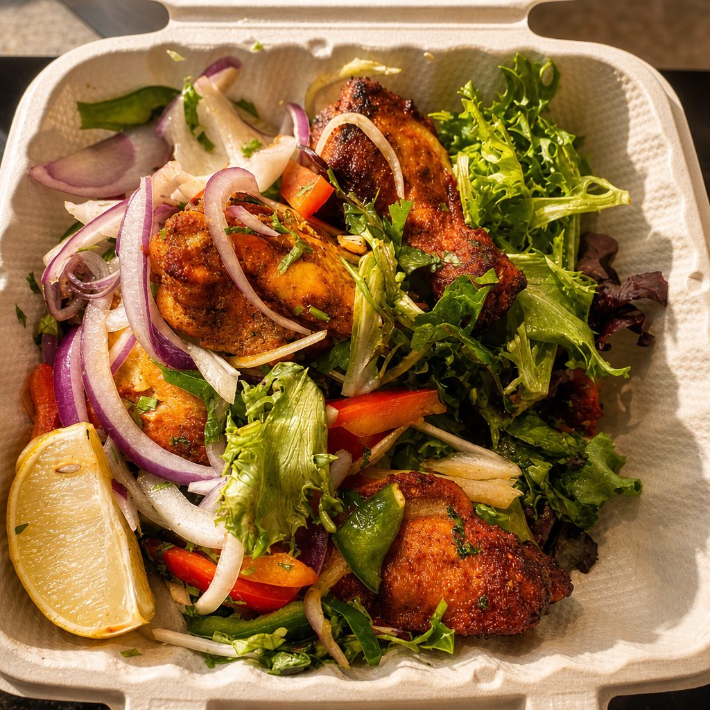 Spicy tandoori wings.