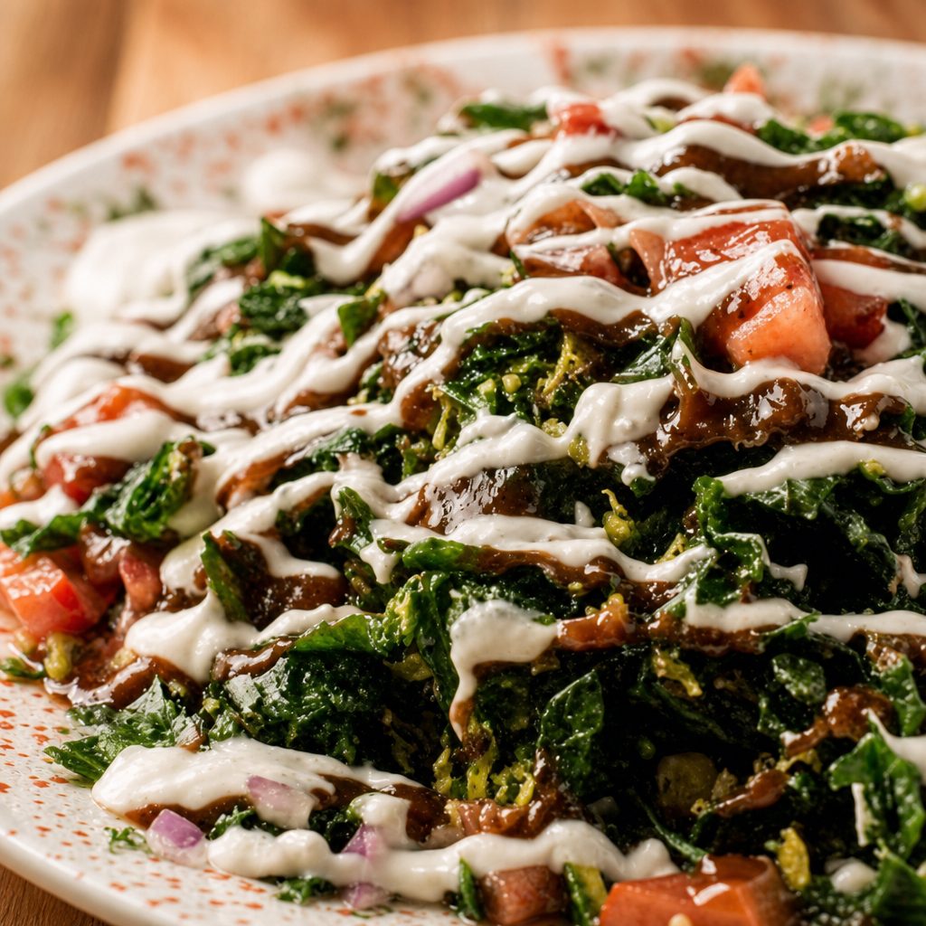 Bombay Palak Chaat.