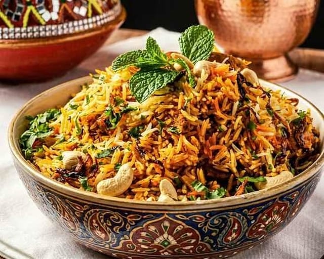 Vegetable Biryani.