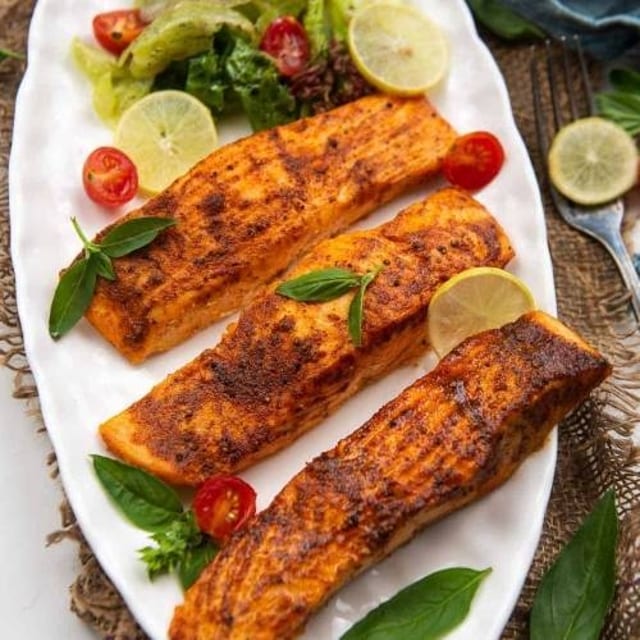Tandoori Salmon.
