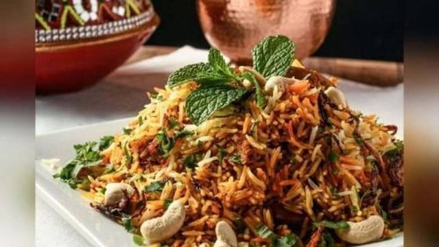 Shrimp Biryani.